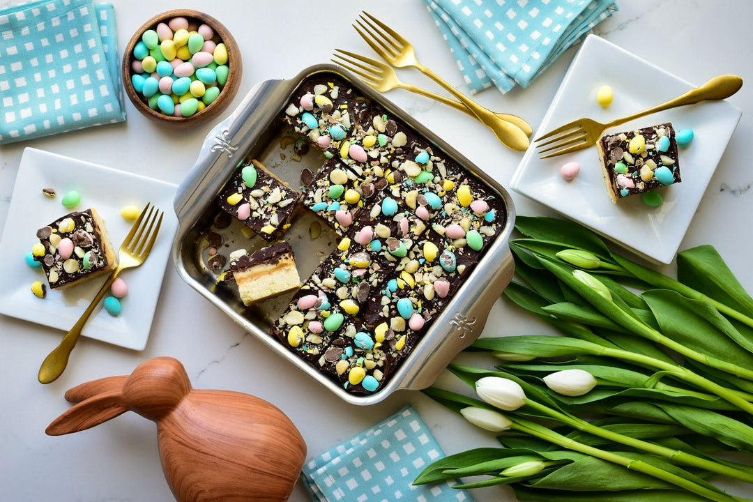 Mini Egg Millionaire’s Shortbread