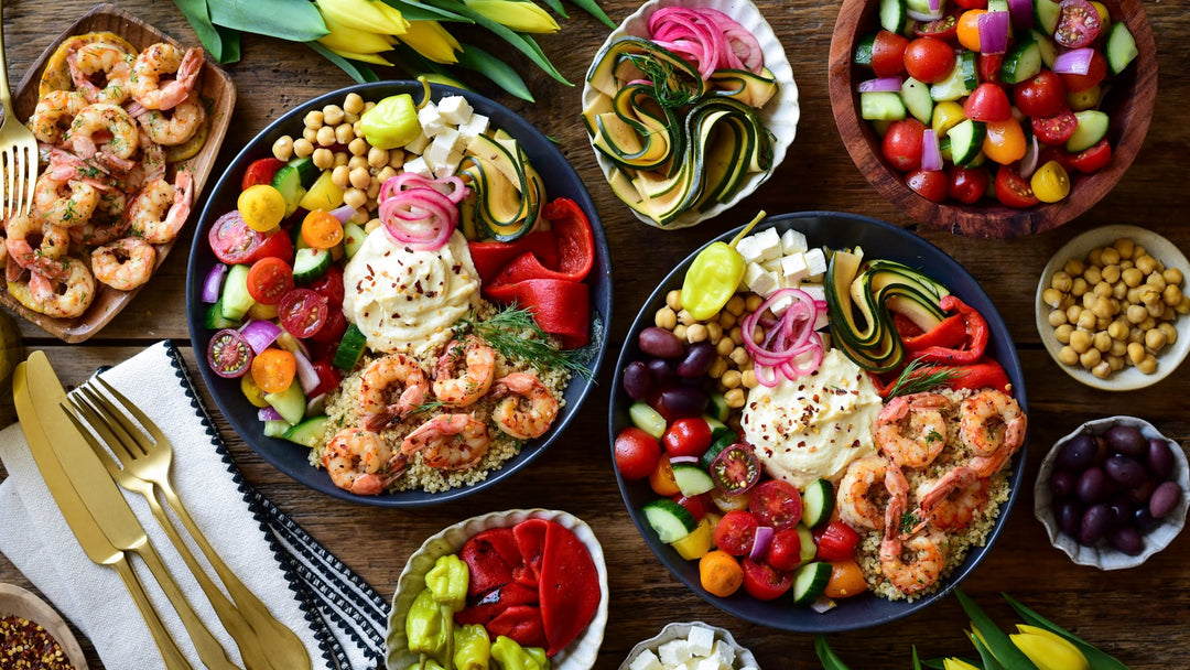 Sheet Pan Lemon Garlic Shrimp (Bowl)