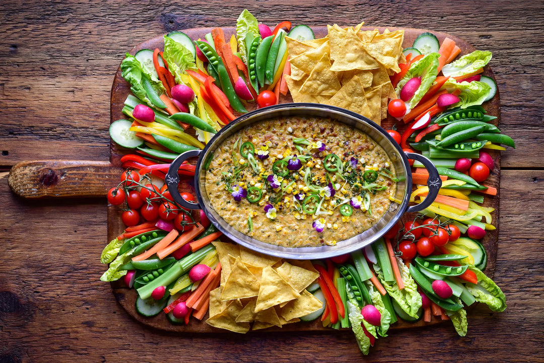 Charred Corn, Poblano & Jalapeño Dip
