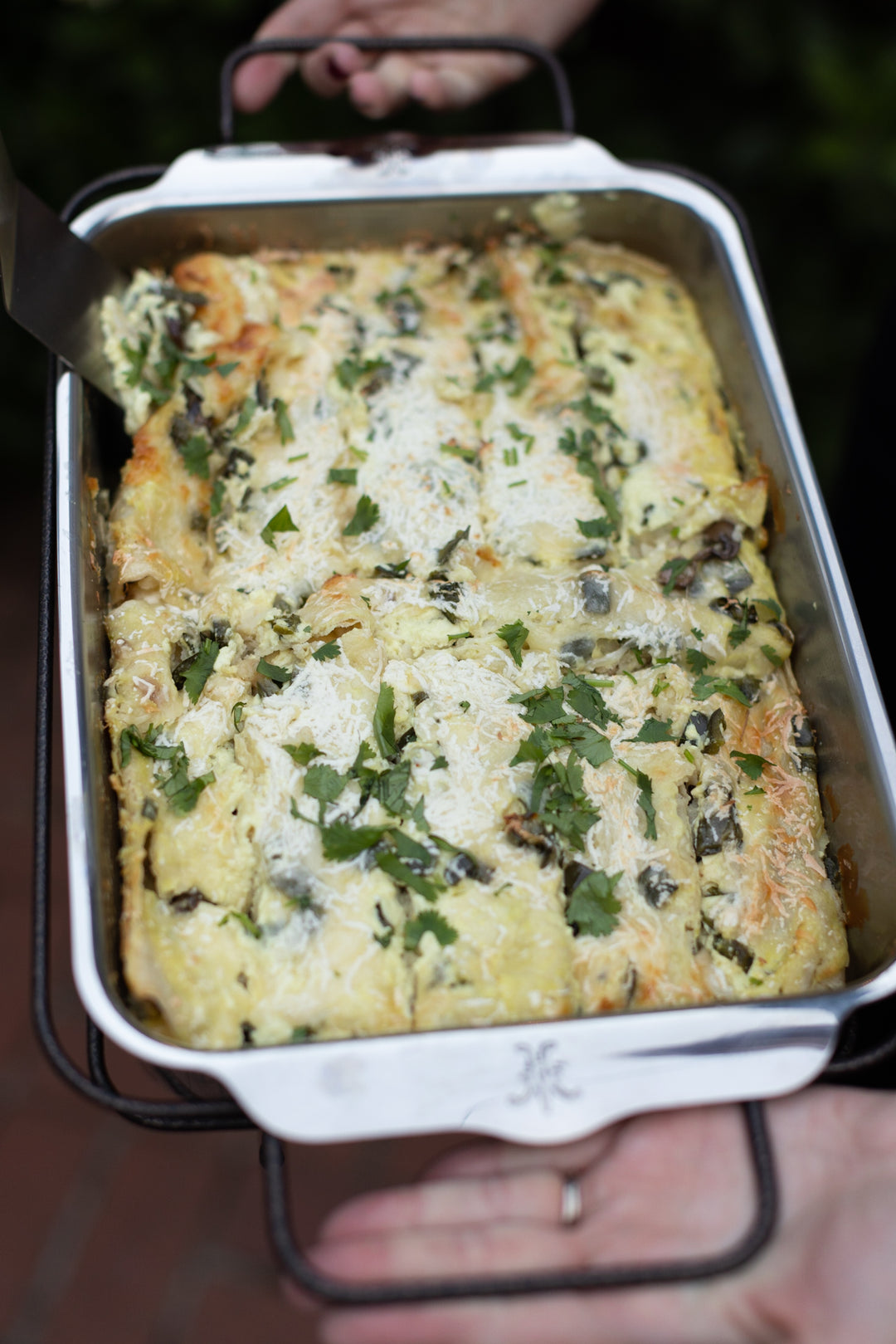Wild Mushroom and Cheese Enchiladas