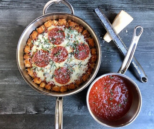 Tater Tot Pizza - Hestan Culinary
