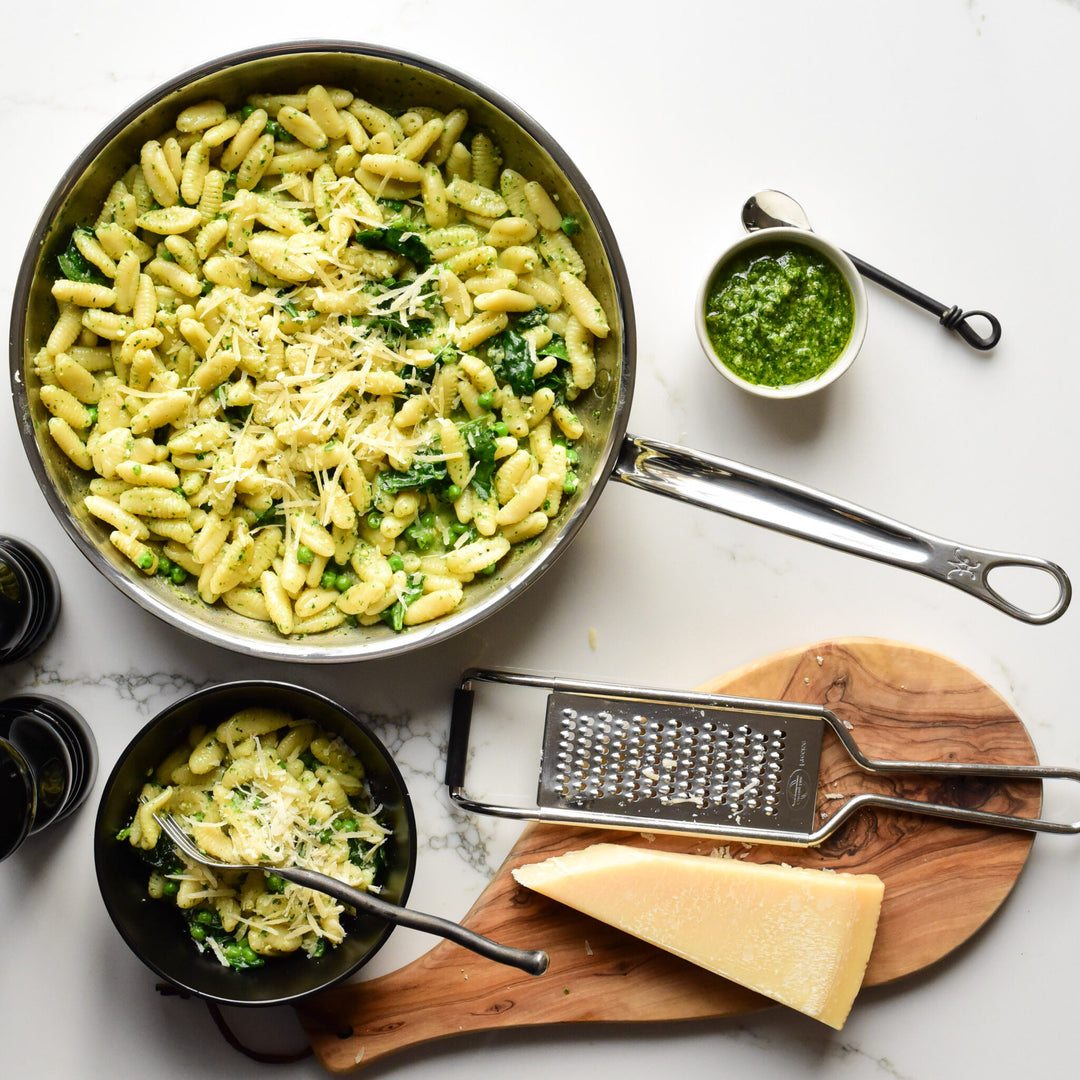 Easy Basil Pesto Pasta - Hestan Culinary