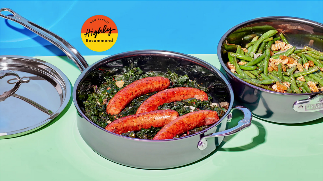 “I Reach for This Pan More Than Anything Else in My Kitchen. And it still looks great after all that use.” - Hestan Culinary