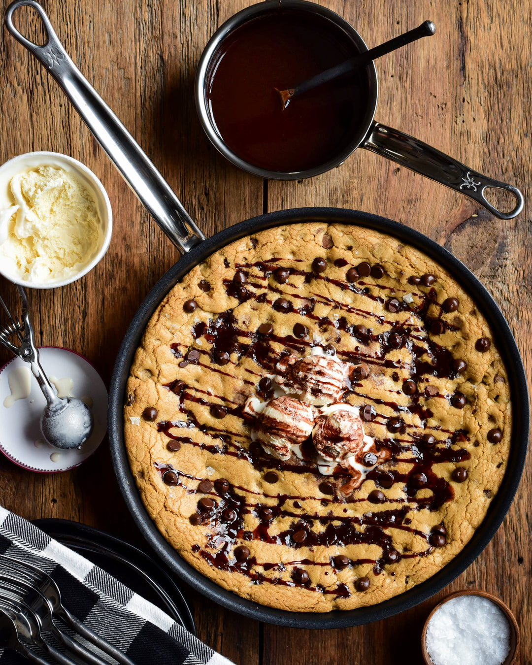 Skillet Chocolate Chip Cookie - Hestan Culinary