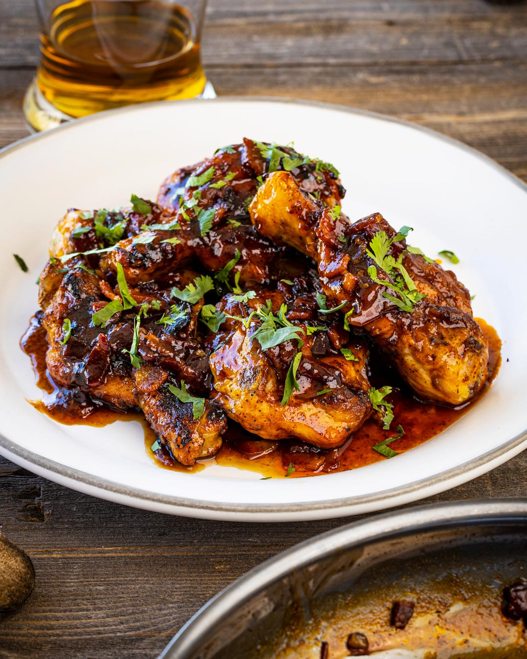 Maple Bourbon Glaze with Chicken Drumsticks - Hestan Culinary