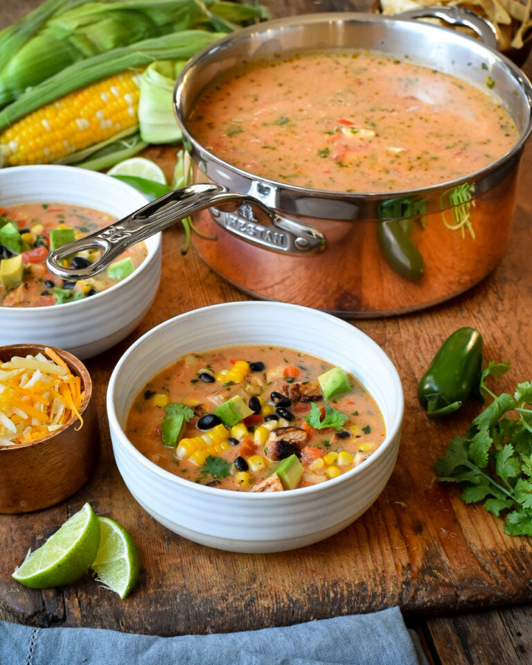 Mexican Inspired Corn Chowder - Hestan Culinary