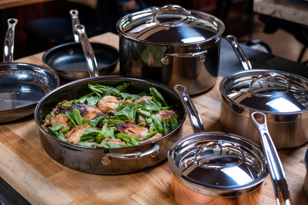 Master the Art of Gourmet Cooking with Hestan's NanoBond Titanium Cookware