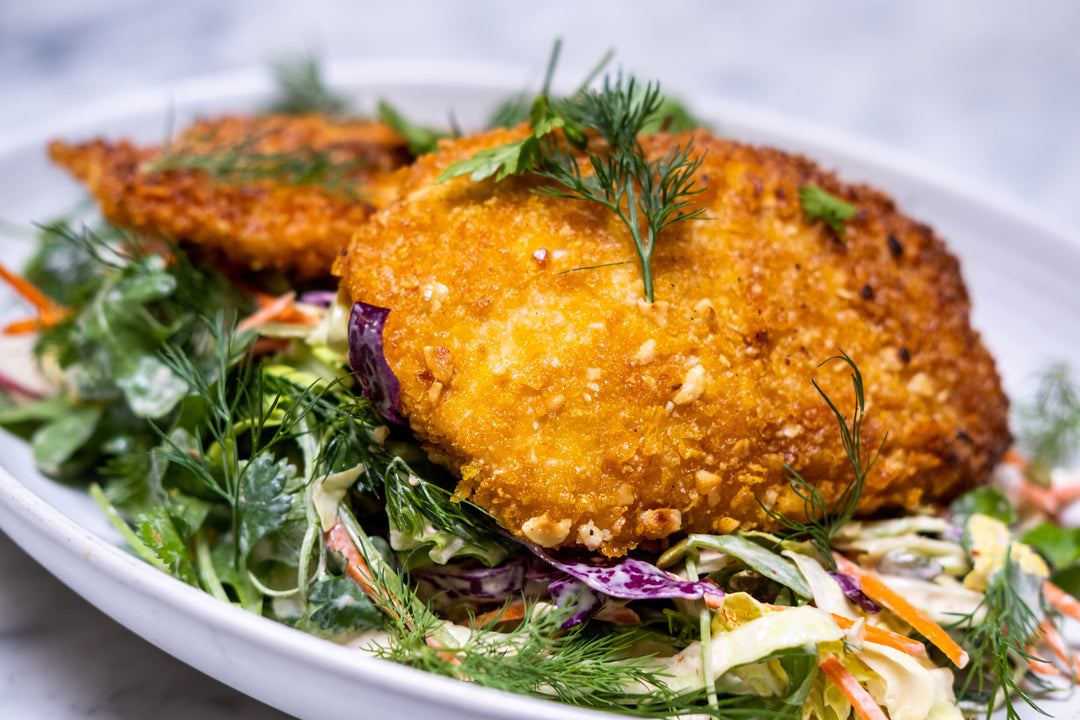 Hazelnut and Cereal Crusted Chicken - Hestan Culinary