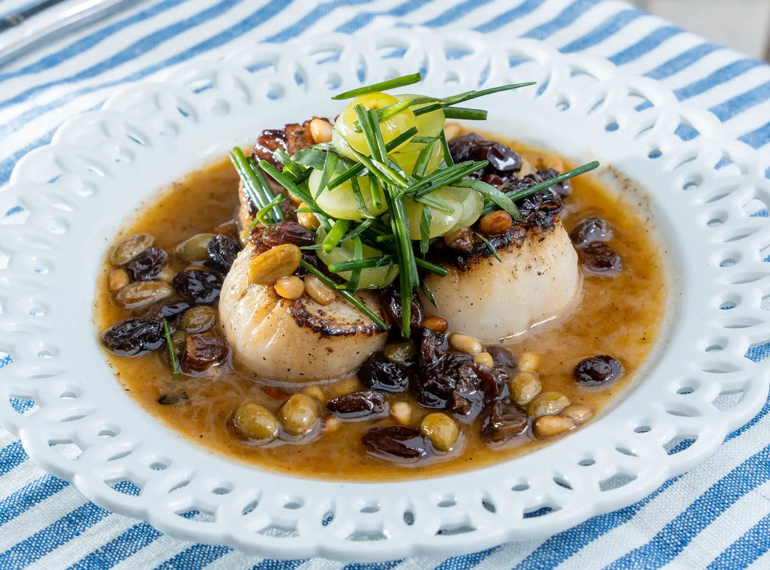 Scallops en Saor: Sweet & Sour Delight