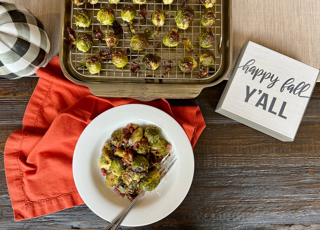 Roasted Brussels Sprouts with Pancetta
