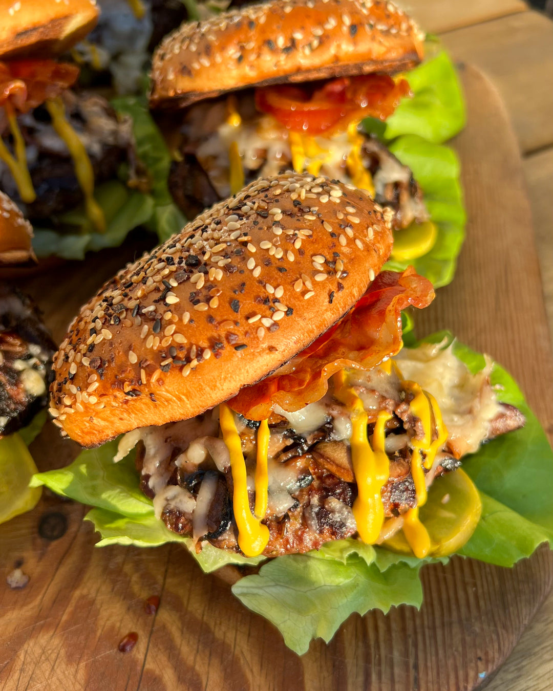 Mushroom, Pancetta and Asiago Burgers - Hestan Culinary