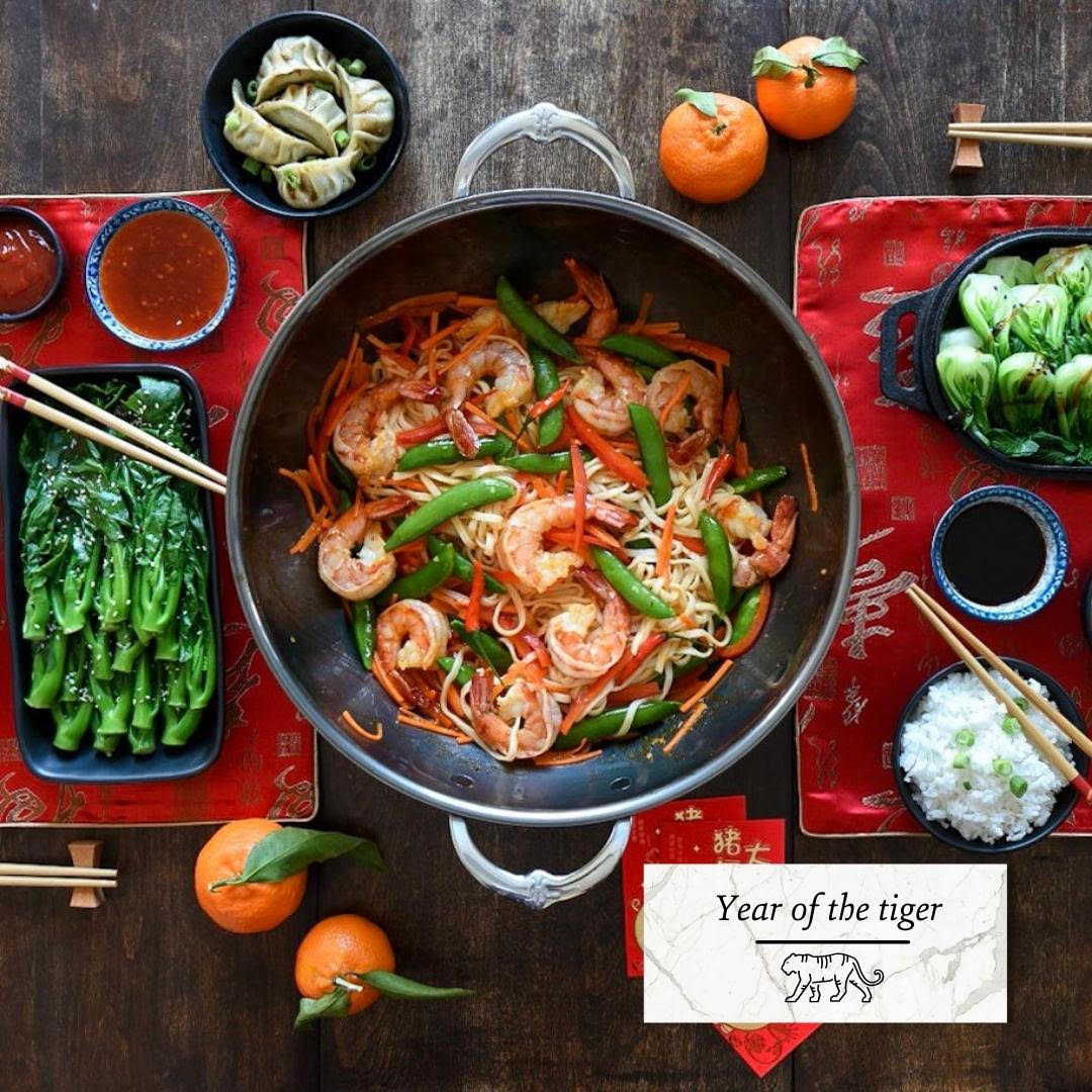 Sweet Chili Shrimp & Noodle Stir Fry - Hestan Culinary