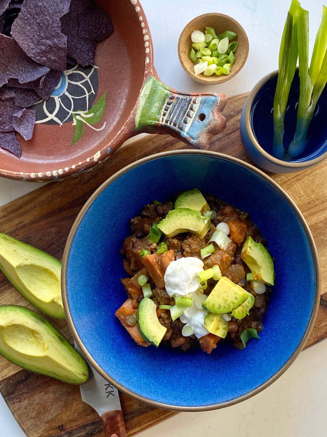 Spicy Sweet Potato Beef Chili