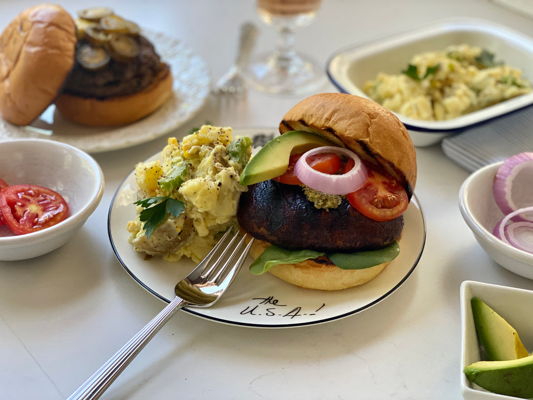 Portobello Mushroom Burger - Hestan Culinary