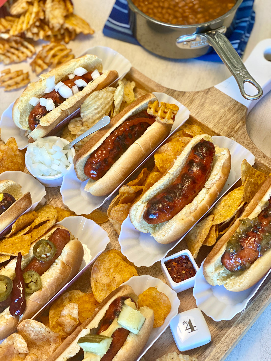 Loaded Hot Dog Board - Hestan Culinary