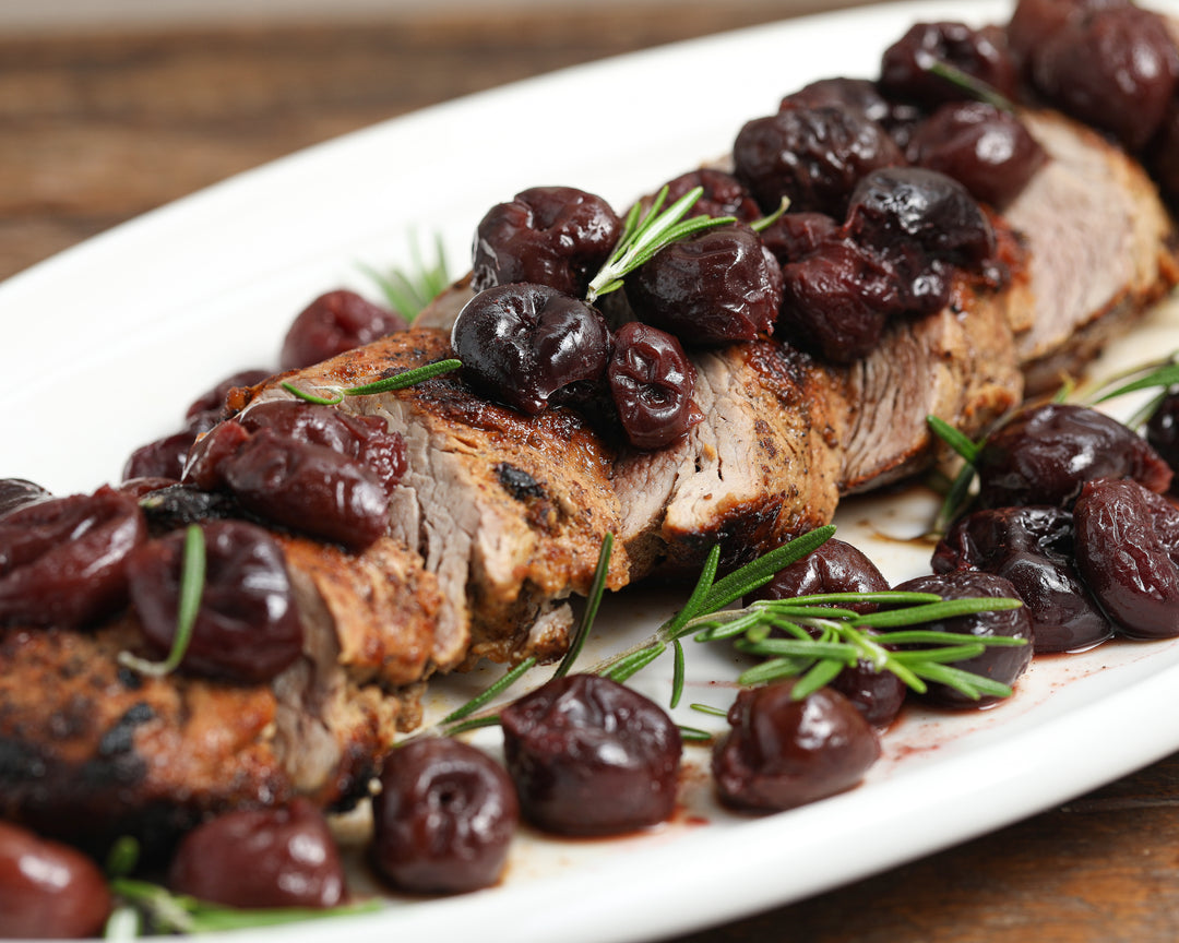Pork Tenderloin with Cherry Compote