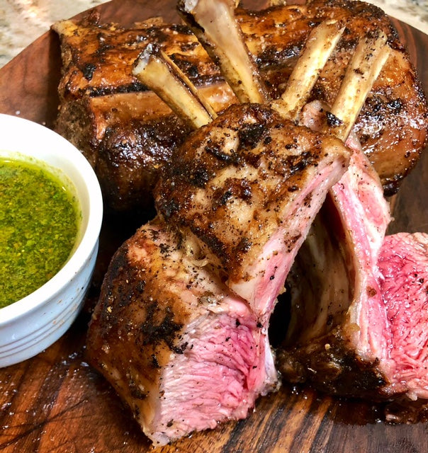 Za’atar Rack of Lamb with Pistachio Mint Gremolata - Hestan Culinary