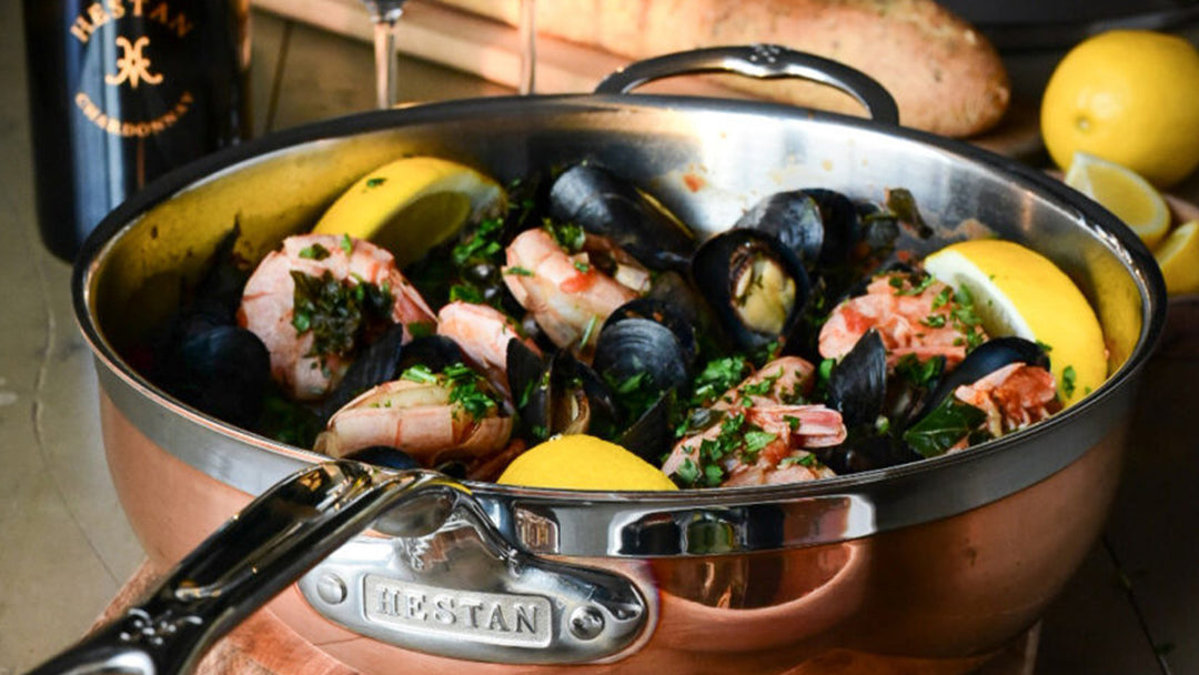Zimmy’s Nook’s Spicy Mussels and Shrimp “Soup” - Hestan Culinary