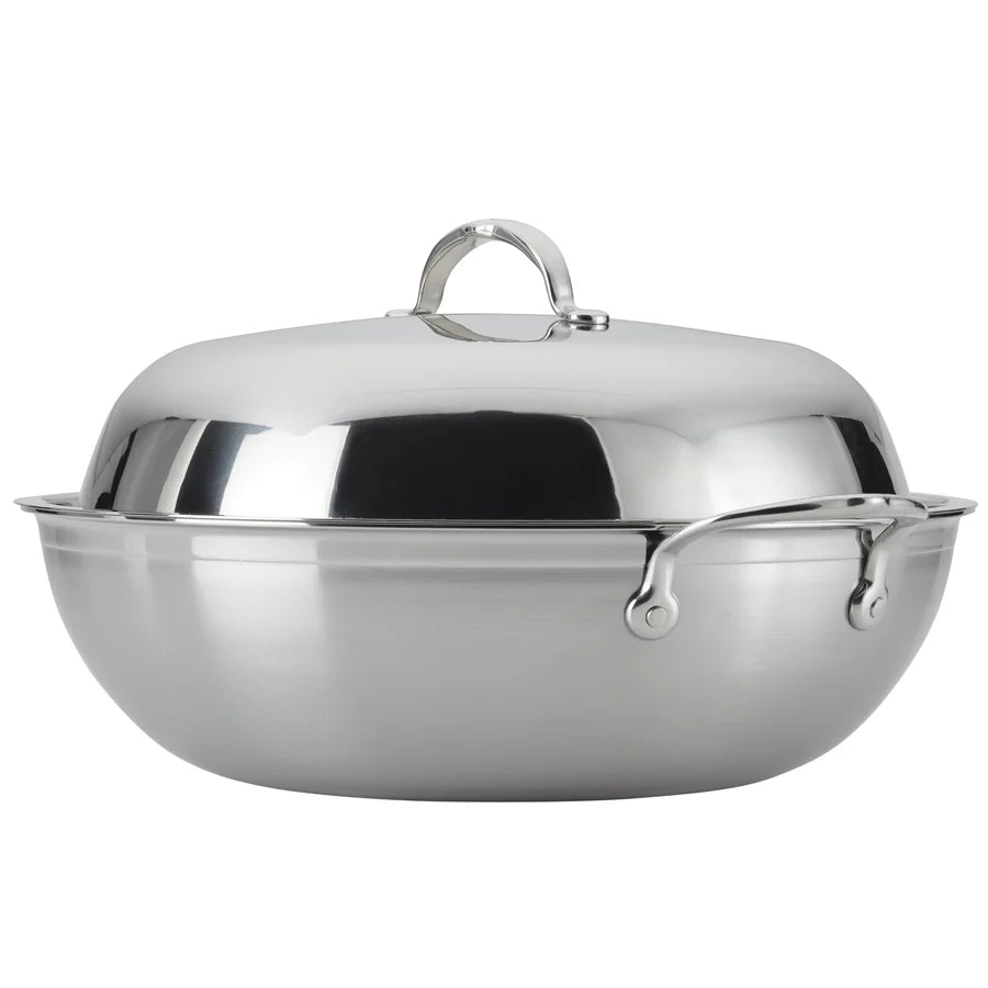 stainless steel wok