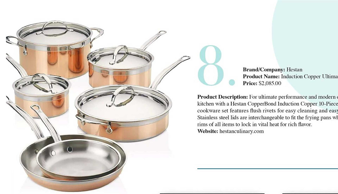 CopperBond Named a Top 10 Housewarming Gift - Hestan Culinary