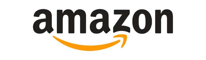 Amazon logo featuring the word amazon in lowercase black letters with a yellow arrow underneath pointing from the a to the z.