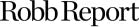 The image shows the Robb Report logo with the text in a serif font in black.