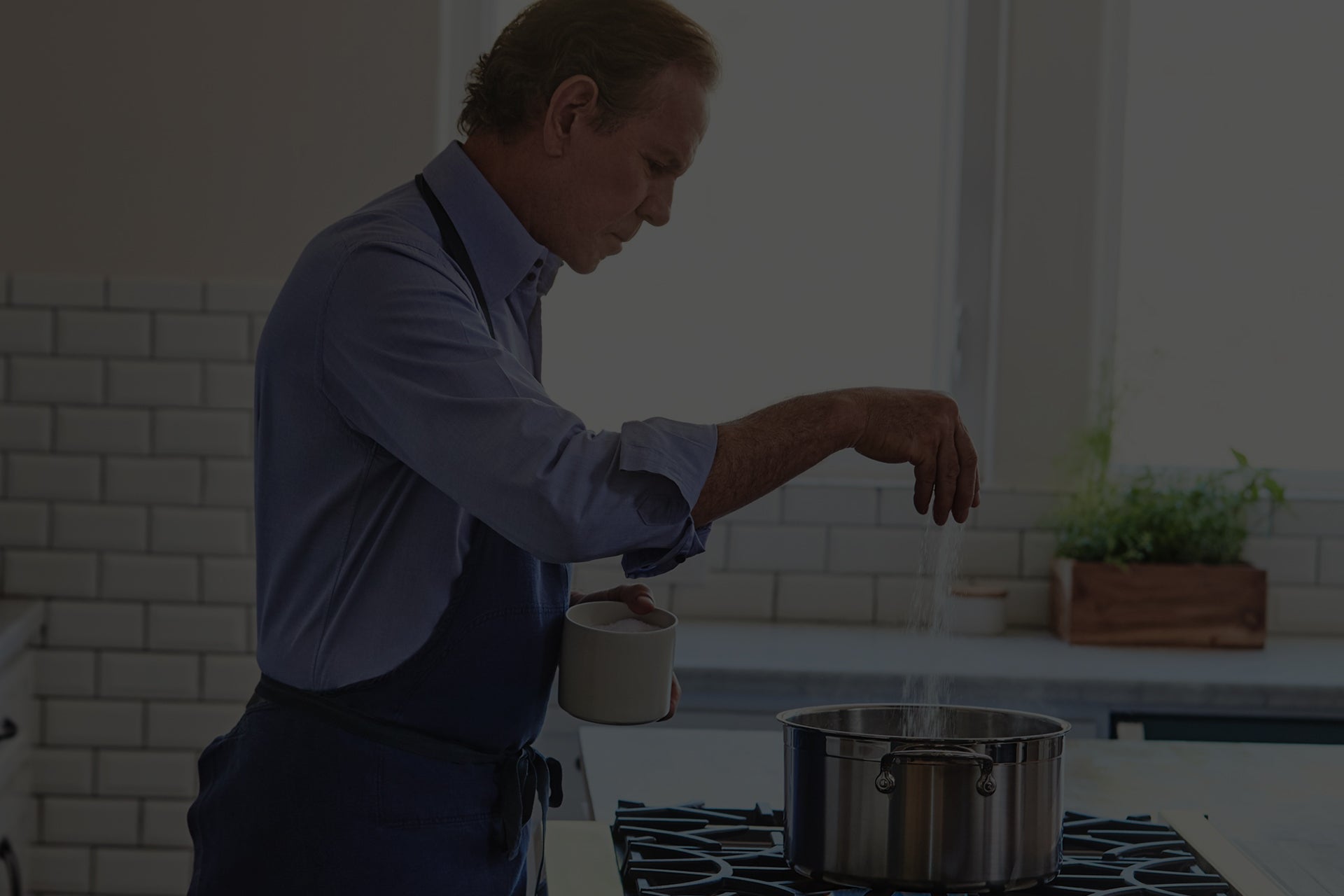 thomas keller salt in hestan culinary pan